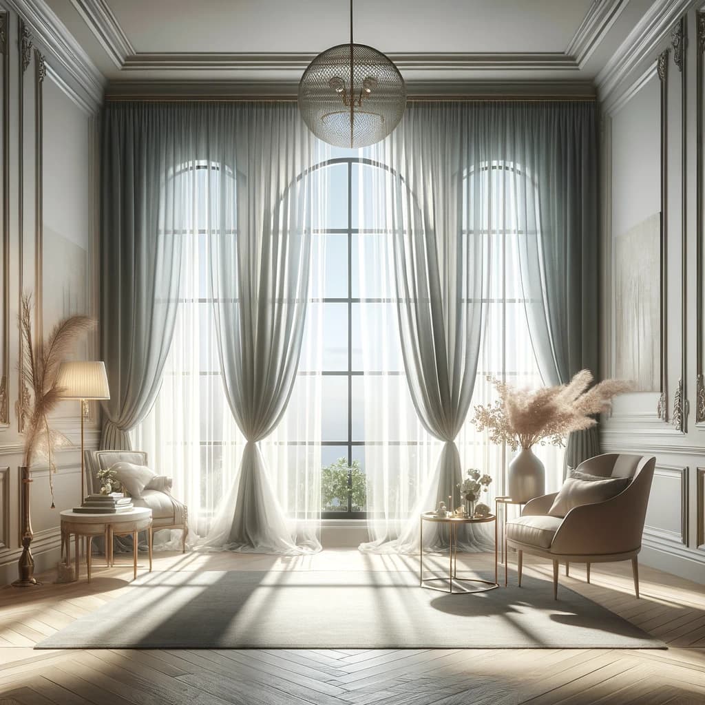 cortinas decoracion finas encajes diseño interiores ligeras privacidad